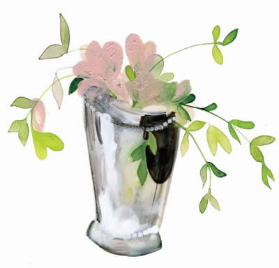 Flowers in vase image